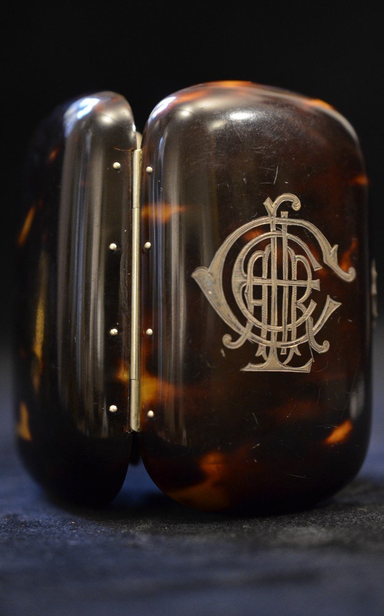Tortoiseshell Purse From The Napoleon III Period.-photo-3