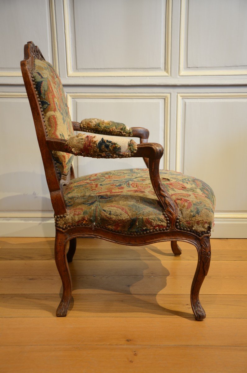 Paire de dos plats d'époque Louis XV.-photo-4