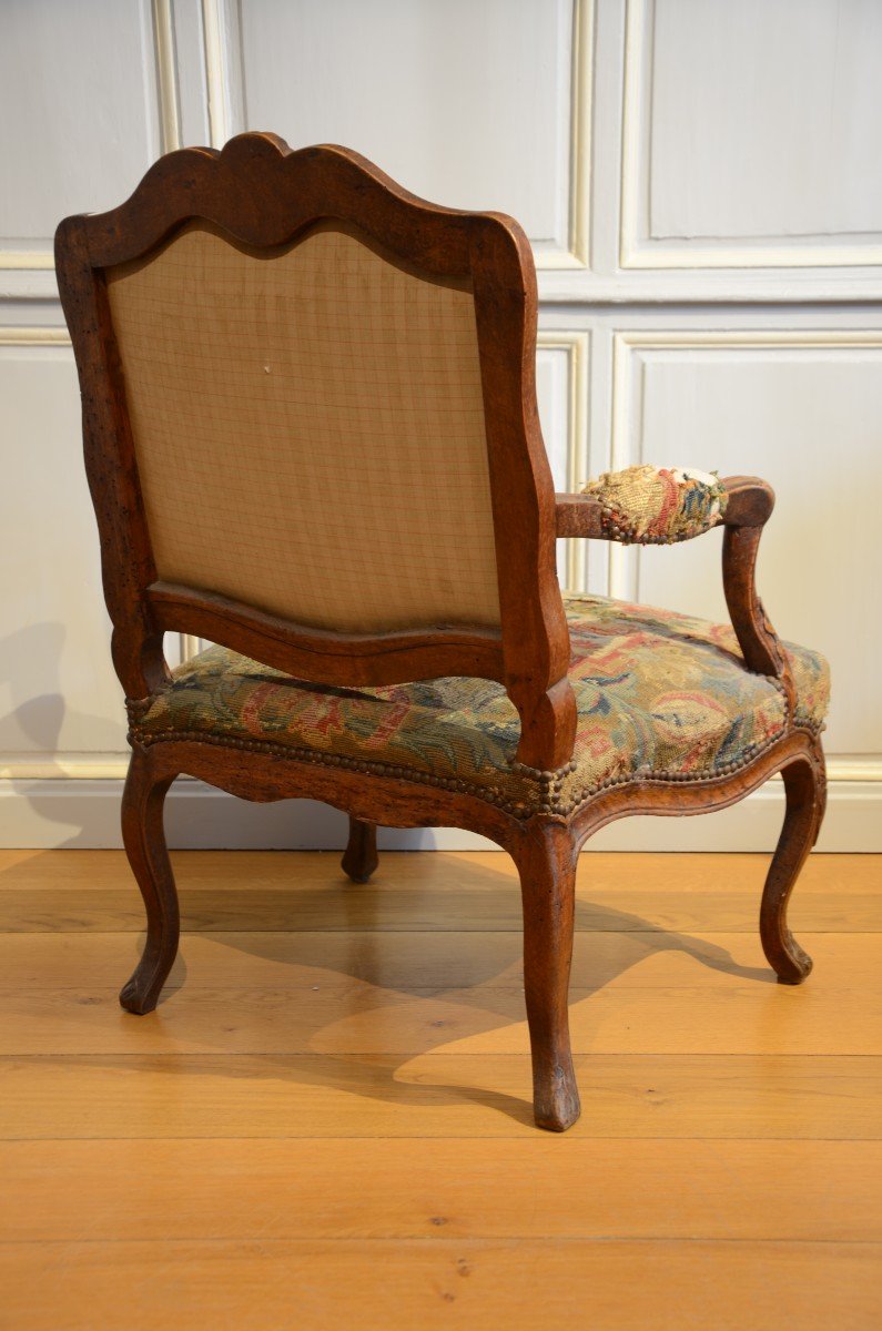 Paire de dos plats d'époque Louis XV.-photo-2