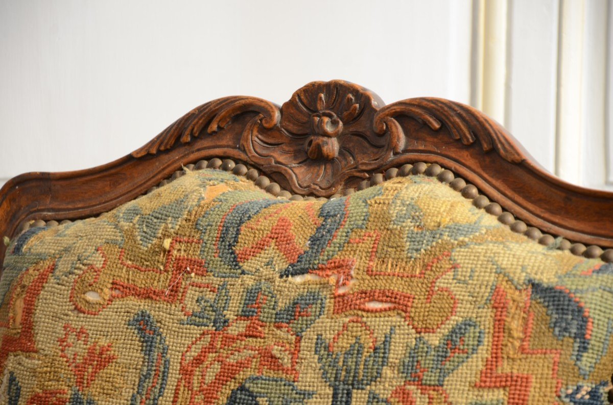 Paire de dos plats d'époque Louis XV.-photo-6