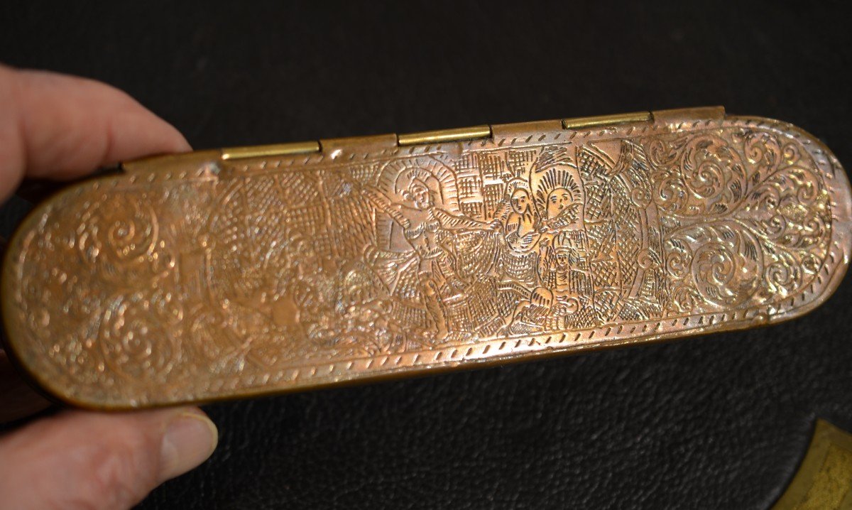 Tobacco Box. Eighteenth Century.-photo-3