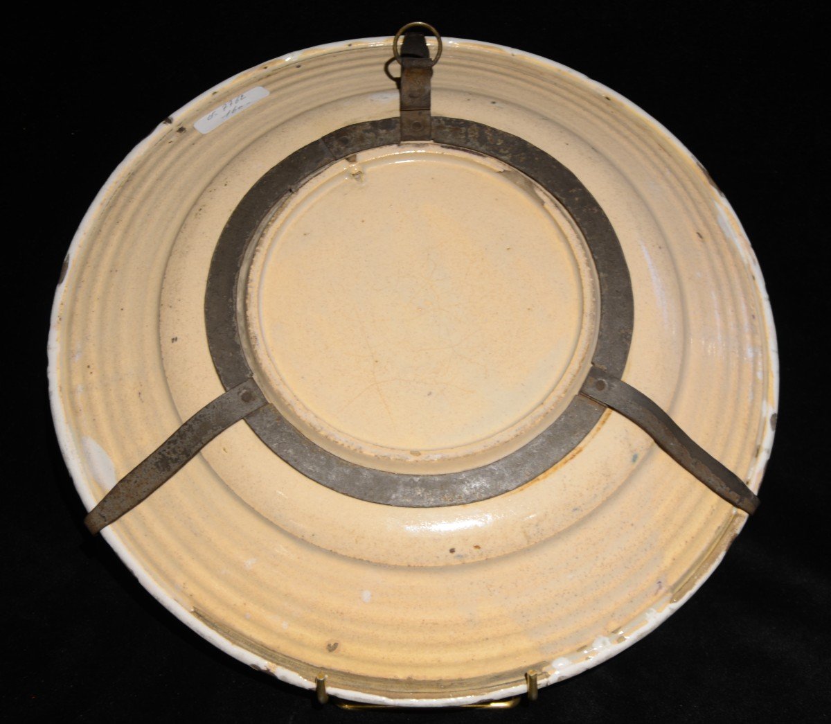 Earthenware Dish. Vron. Eighteenth Century.-photo-3