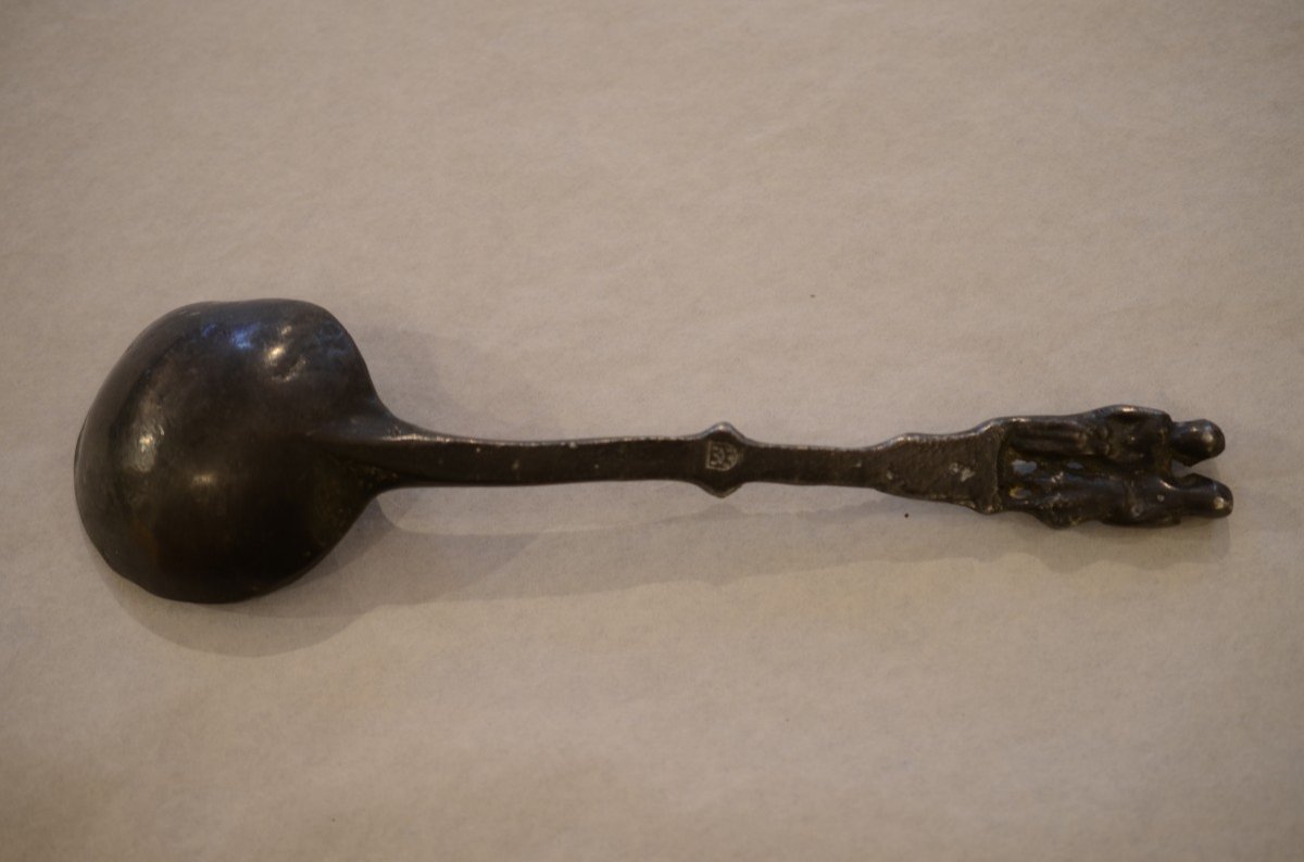 So-called Marriage Spoon. Early Seventeenth Century.-photo-3