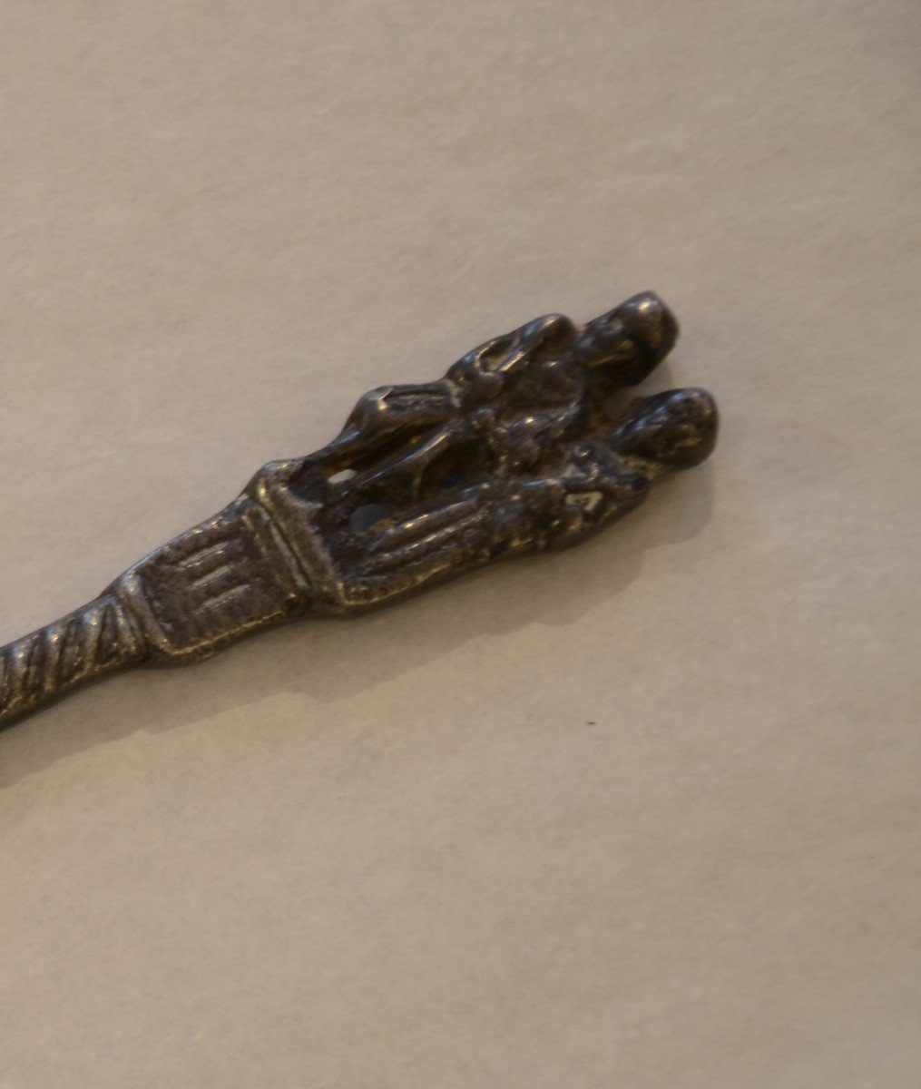 So-called Marriage Spoon. Early Seventeenth Century.-photo-3