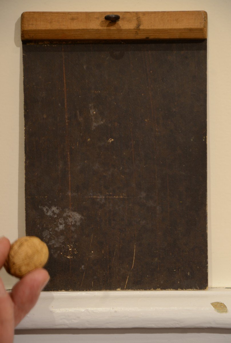 P. Vaucelle. Oil On Cardboard. Nineteenth Century.-photo-3