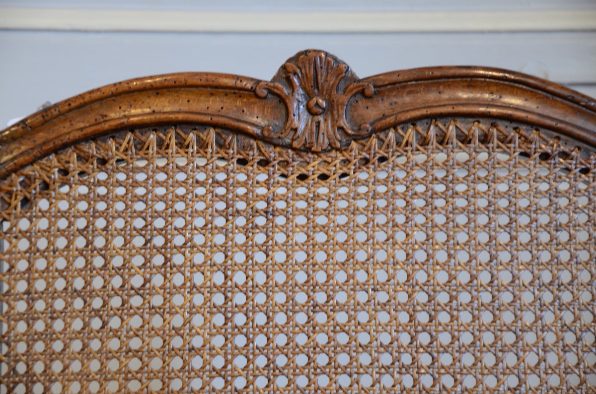 Pair Of Flat-backed Armchairs. First Half Of The Eighteenth Century.-photo-2