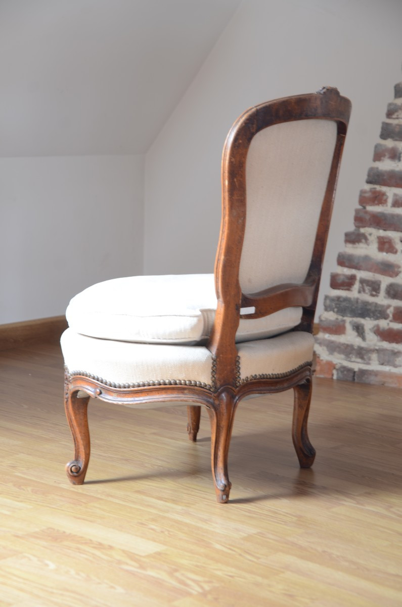 Louis XV Style Armchair Stamped Bosson.-photo-3