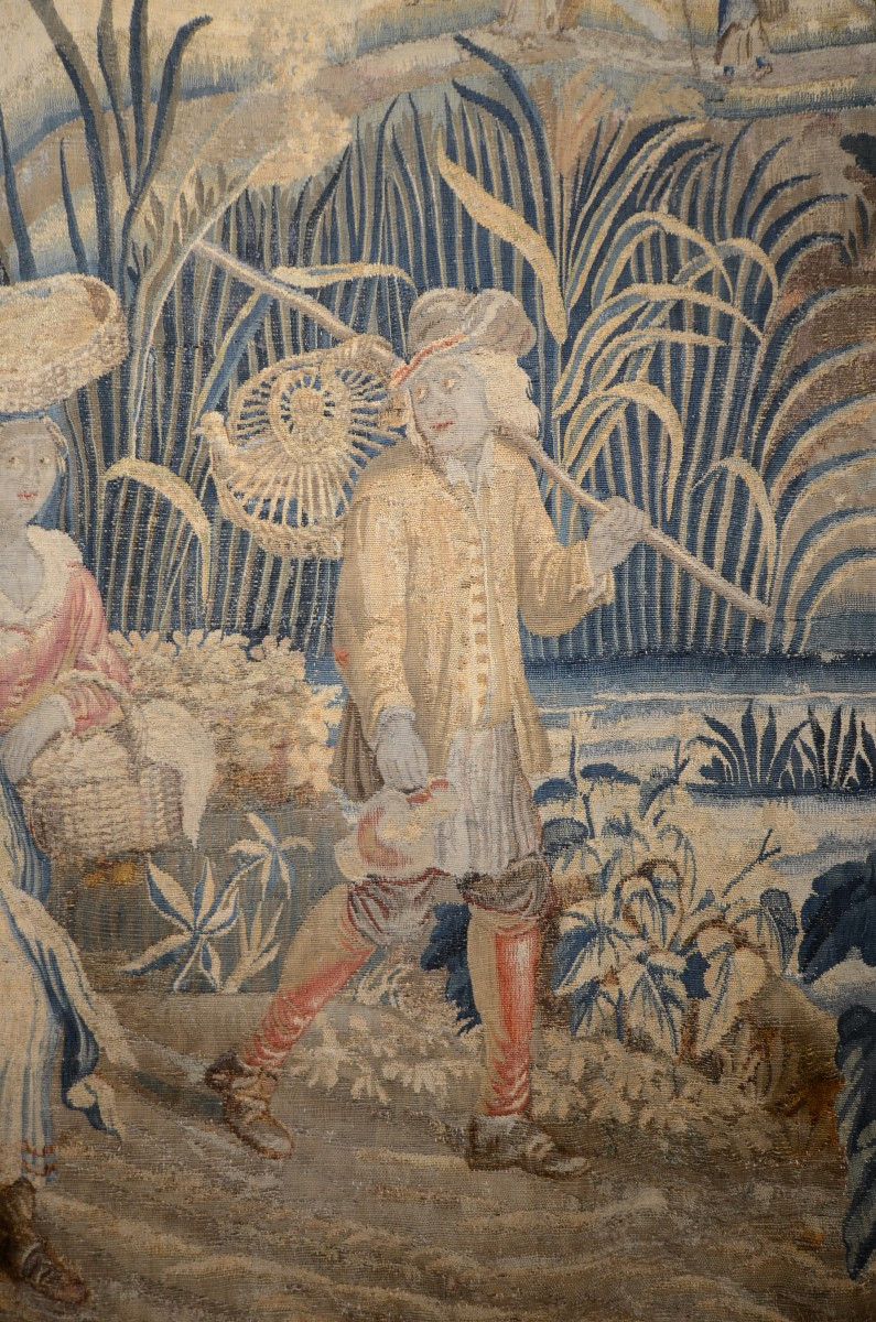 Tapisserie d'Aubusson. Dix-huitième siècle.-photo-3