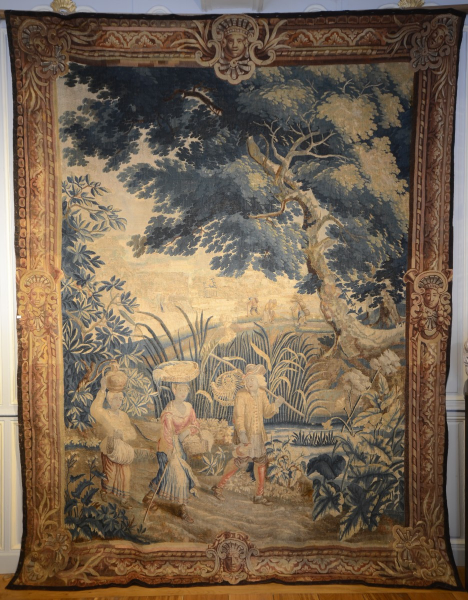 Tapisserie d'Aubusson. Dix-huitième siècle.