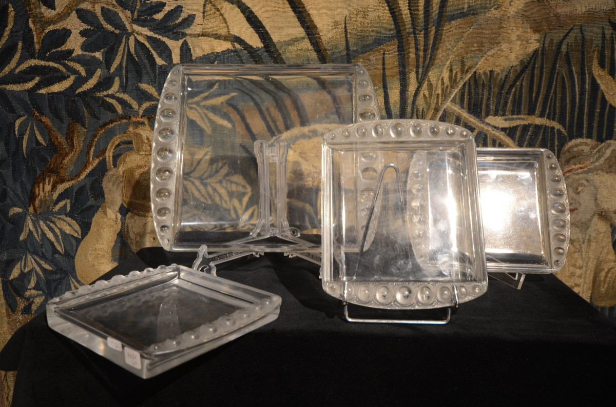 Lalique: Empty Pocket Trays. Twentieth Century.-photo-2