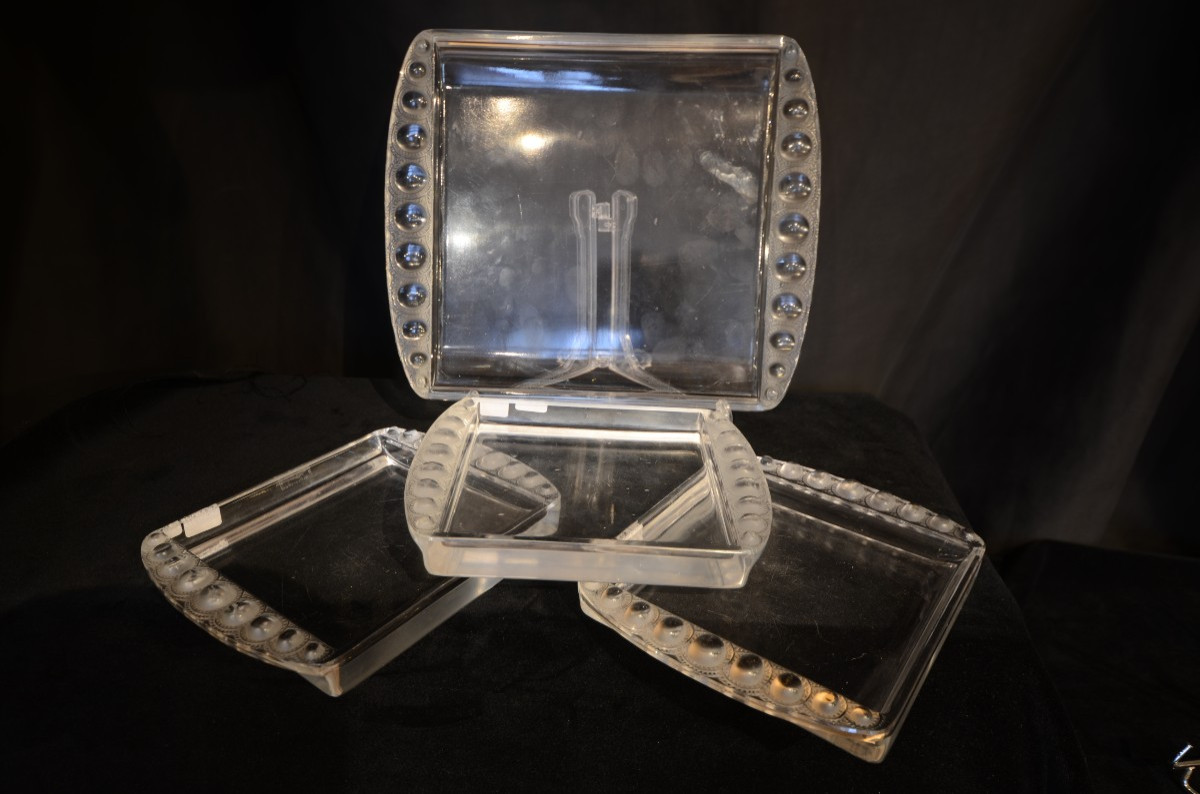 Lalique: Empty Pocket Trays. Twentieth Century.-photo-3