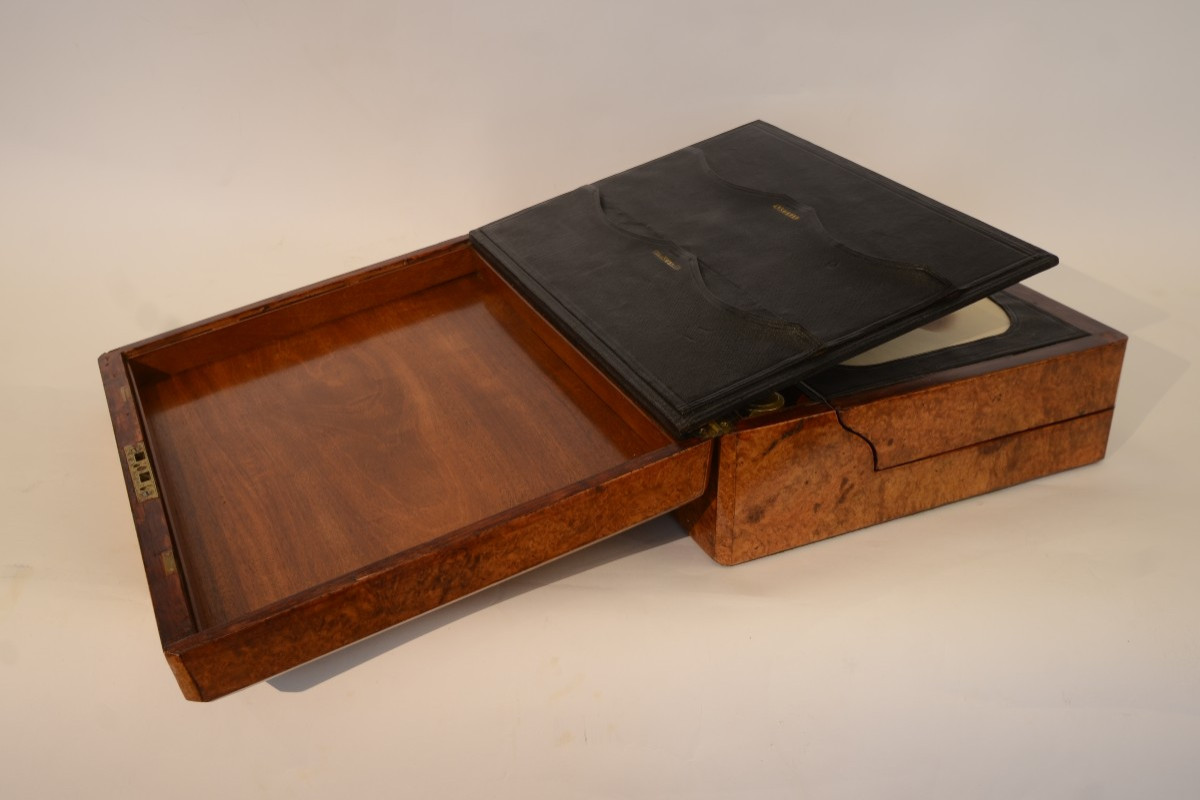  Writing Box By Pearce. Cornhill. London. Nineteenth Century.-photo-4