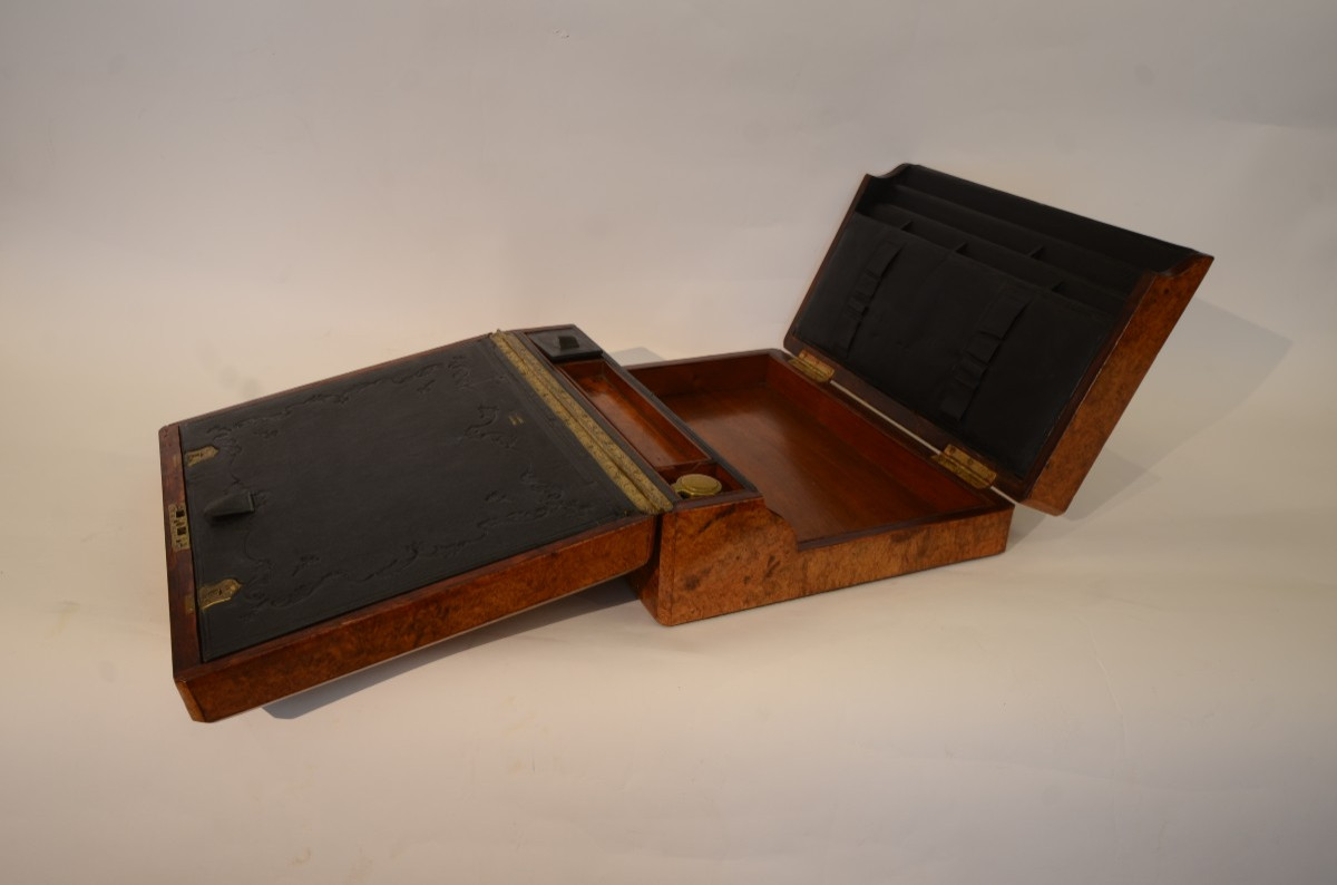  Writing Box By Pearce. Cornhill. London. Nineteenth Century.-photo-1