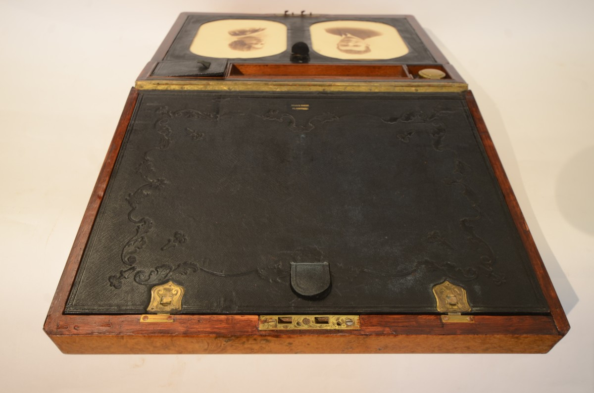  Writing Box By Pearce. Cornhill. London. Nineteenth Century.-photo-3
