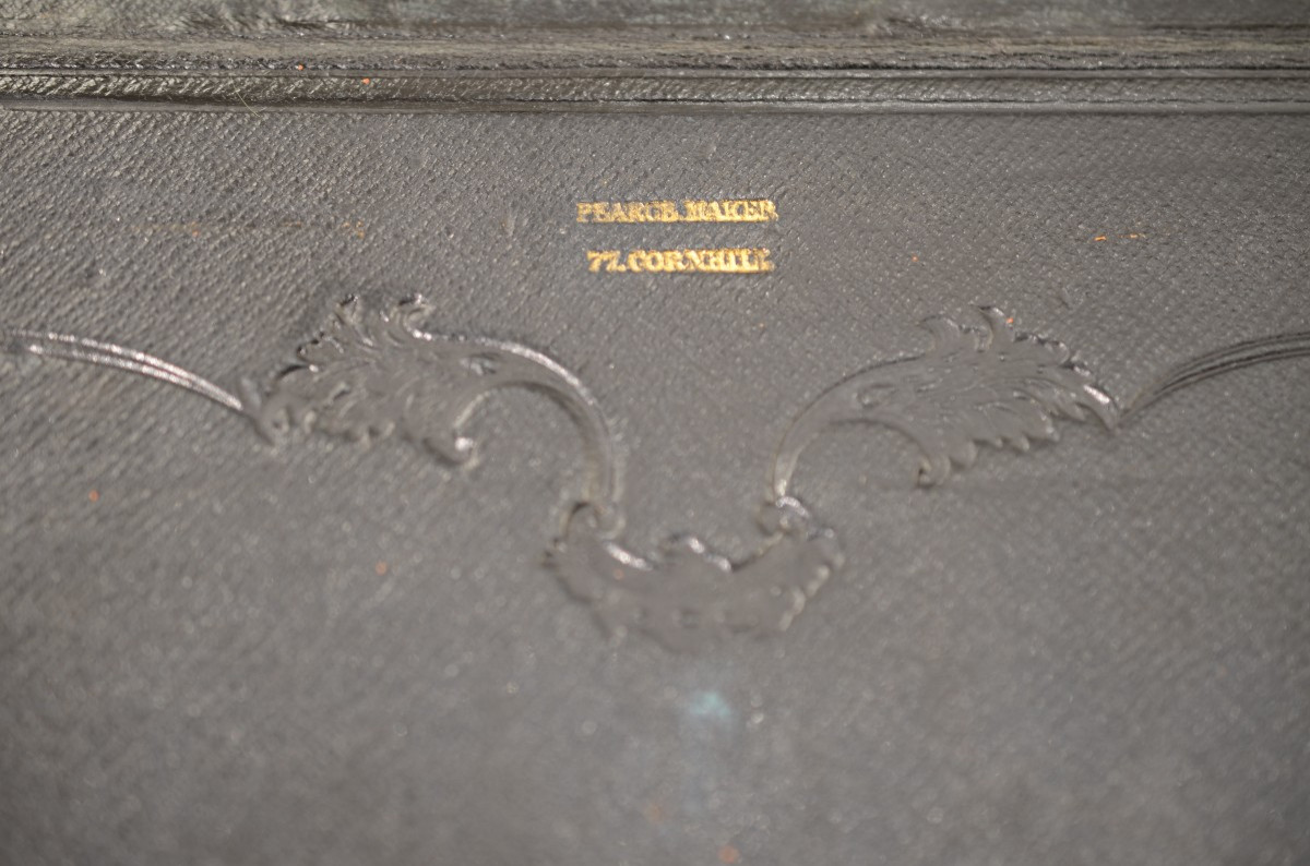  Writing Box By Pearce. Cornhill. London. Nineteenth Century.-photo-7