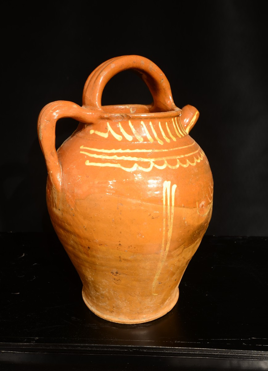 Pitcher. Val De Saône. Nineteenth Century.-photo-3