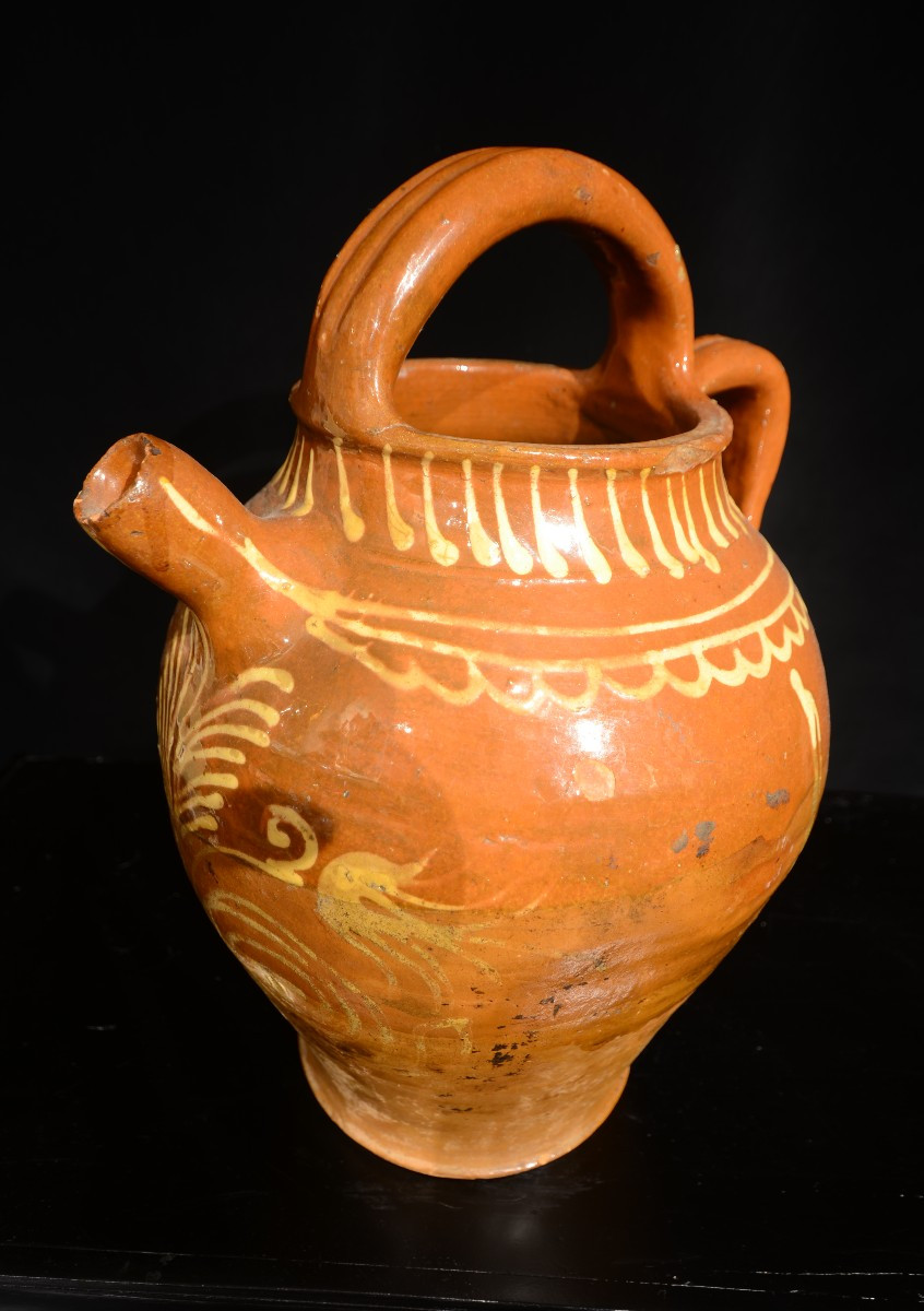 Pitcher. Val De Saône. Nineteenth Century.-photo-4