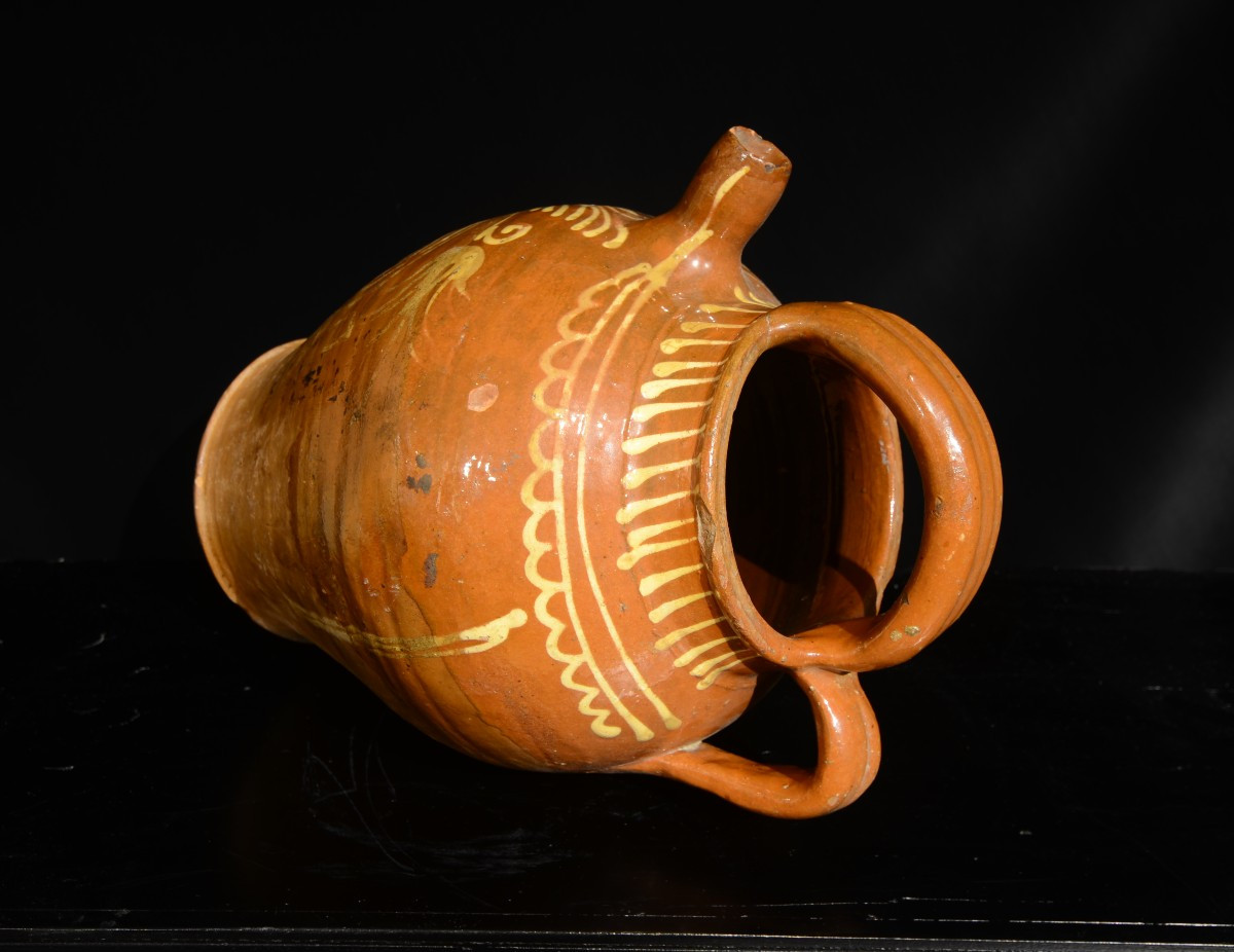 Pitcher. Val De Saône. Nineteenth Century.-photo-4