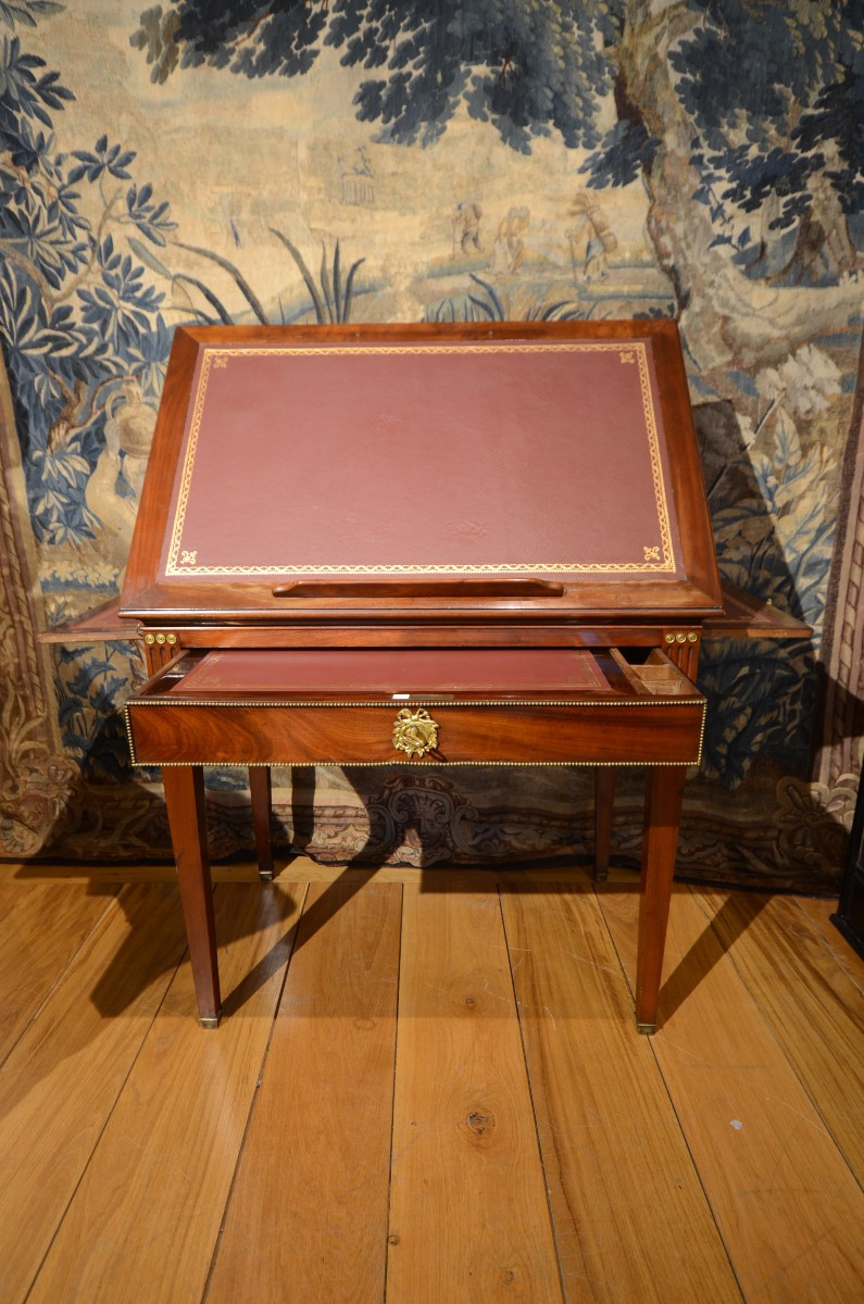 Table In The Style Of La Tronchin. Louis XVI Period.-photo-4