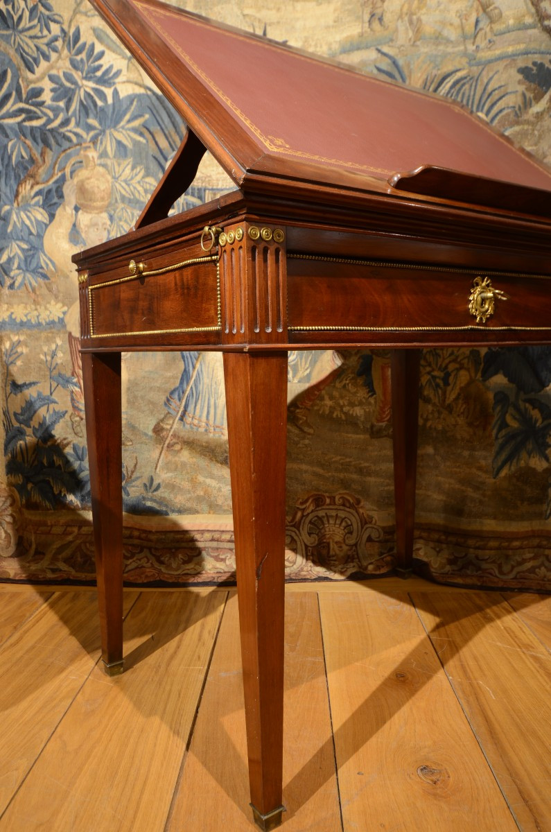 Table In The Style Of La Tronchin. Louis XVI Period.-photo-4