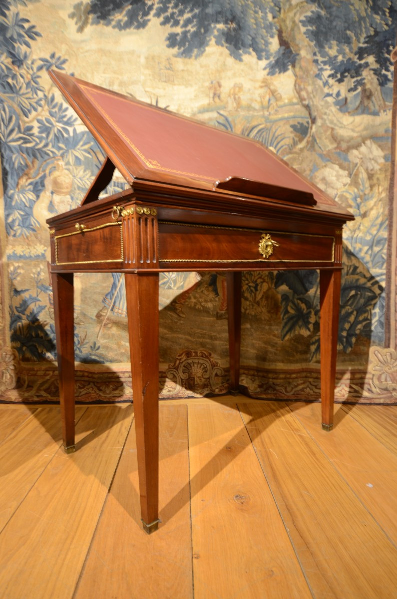 Table In The Style Of La Tronchin. Louis XVI Period.-photo-6