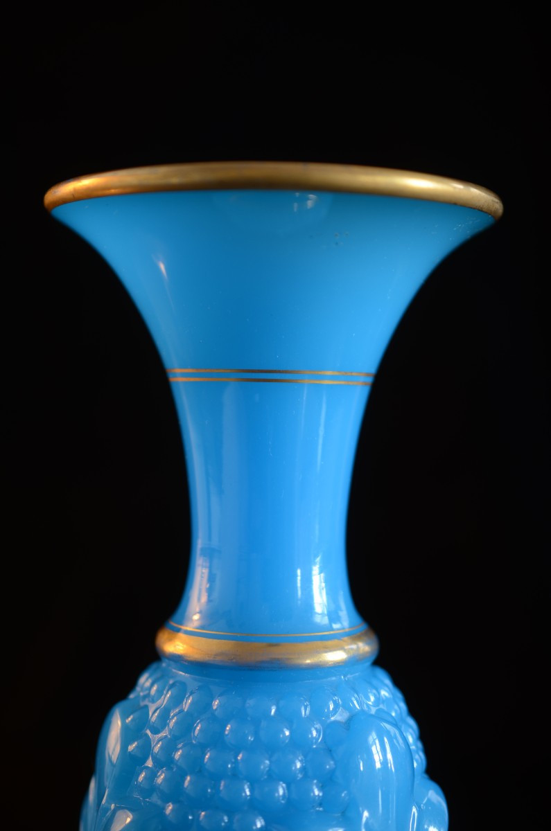 Baccarat. Paire de vases. Epoque Napoléon III.-photo-2