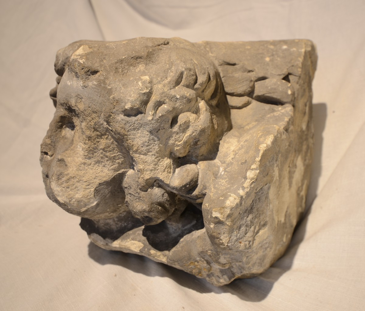 Putto Head. Early Seventeenth Century.-photo-4