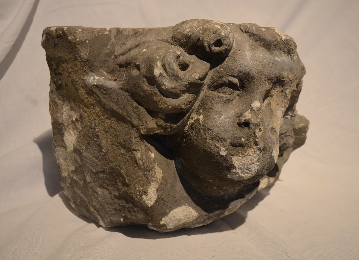 Putto Head. Early Seventeenth Century.-photo-1