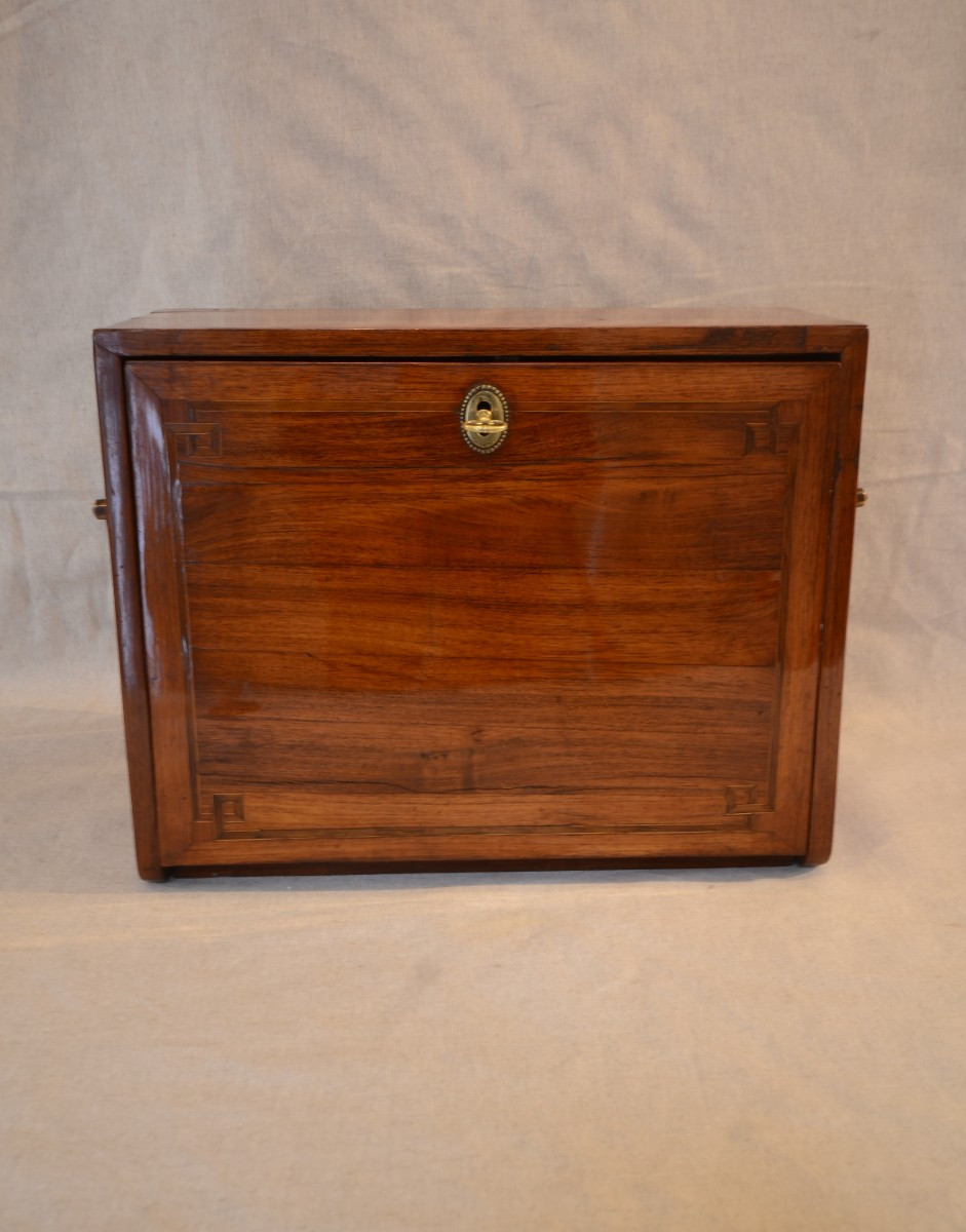 Secrétaire de carrosse d'époque Louis XVI.-photo-2