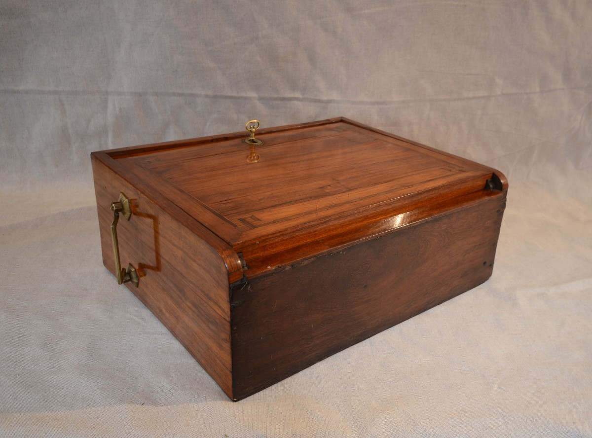 Secrétaire de carrosse d'époque Louis XVI.-photo-5