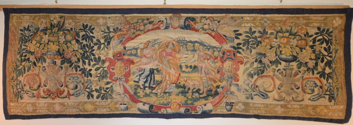 Petit Point Tapestry Border. Seventeenth Century.