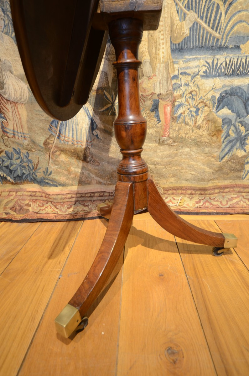Guéridon à bascule. Epoque Regency.-photo-6