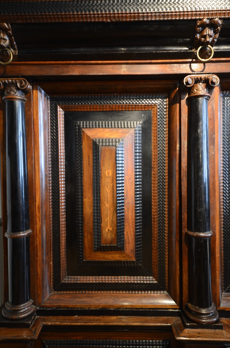Dutch Armoire. Seventeenth Century.-photo-4