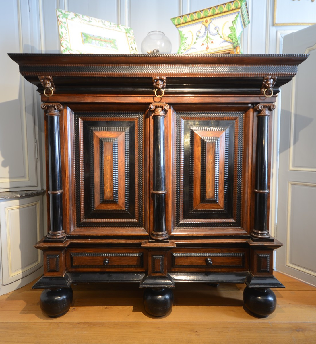 Dutch Armoire. Seventeenth Century.