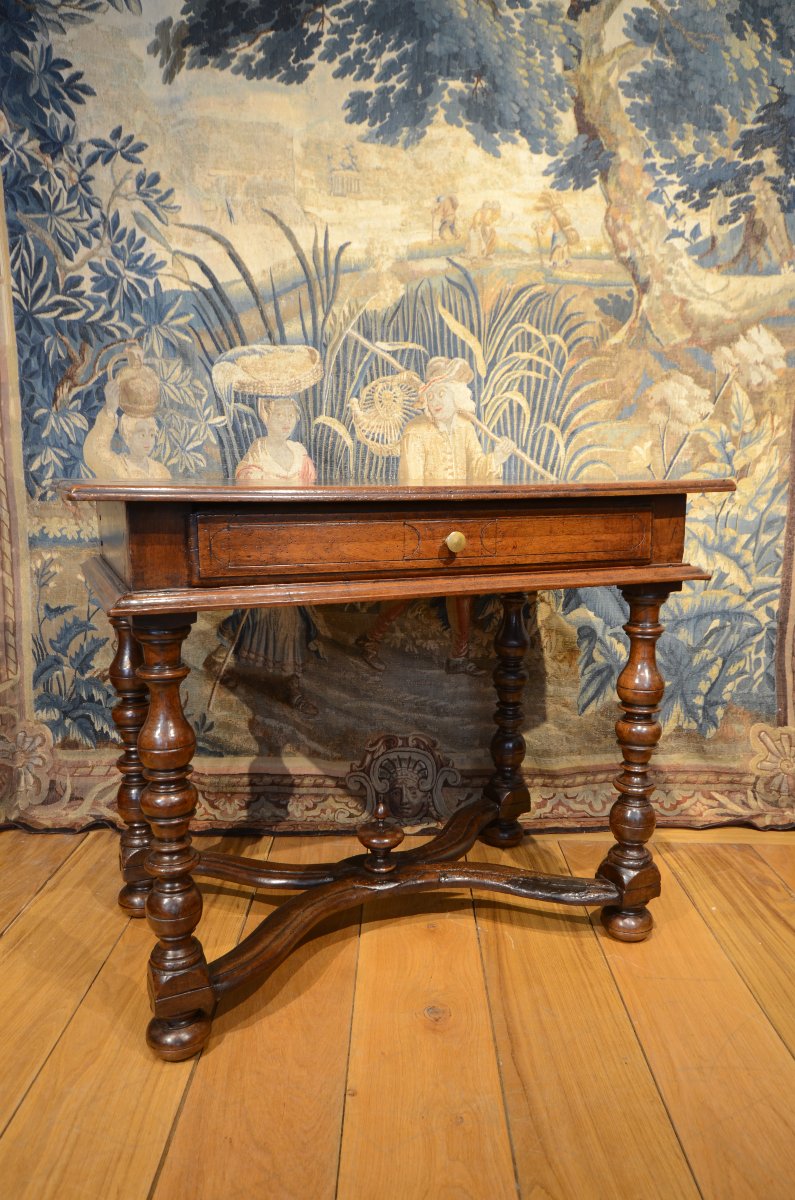 Louis XIV Period Desk Table.-photo-2
