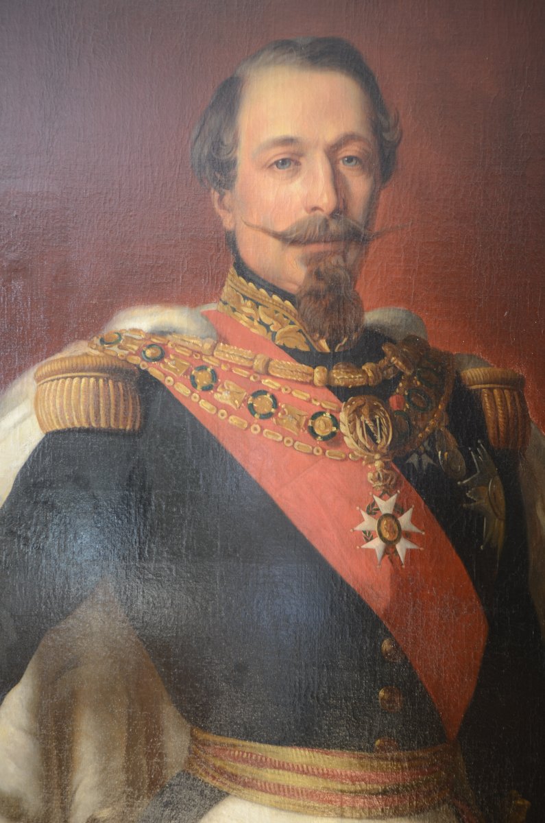 Official Portrait Of Napoleon III, After Winterhalter.-photo-3