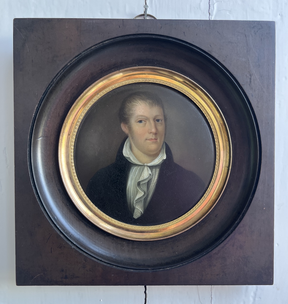 Portrait en miniature de Louis Spohr. Dix-neuvième siècle.