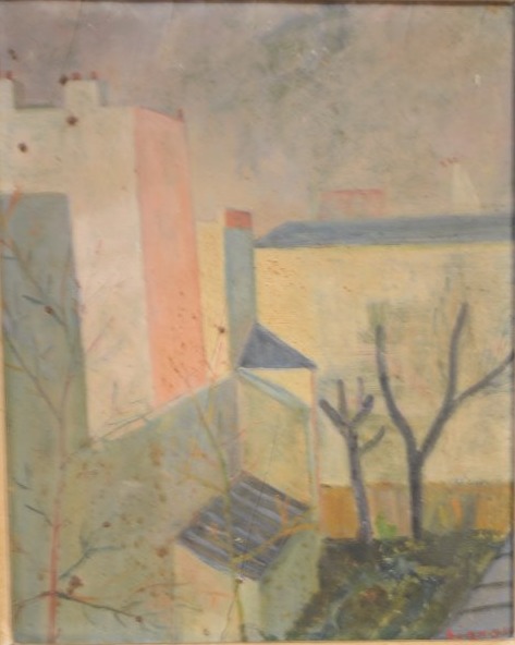Serge Signor Or Carlos Sergio Signori. Oil On Panel. 20th Century.-photo-2
