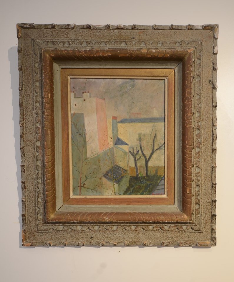 Serge Signor Or Carlos Sergio Signori. Oil On Panel. 20th Century.