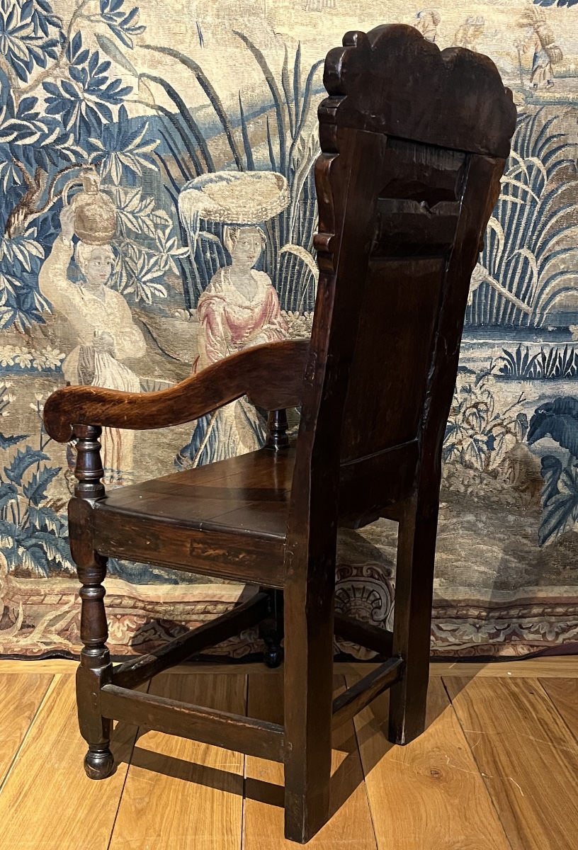 Fauteuil Charles Ier. Dix-septième siècle.-photo-4