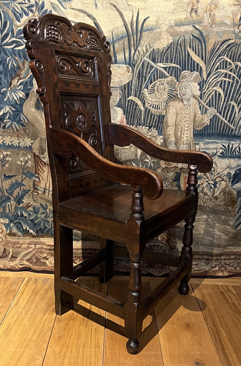 Fauteuil Charles Ier. Dix-septième siècle.-photo-5