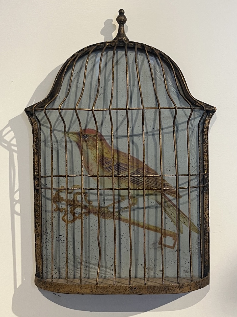 Two Decorative Wall-mounted Birdcages.-photo-4