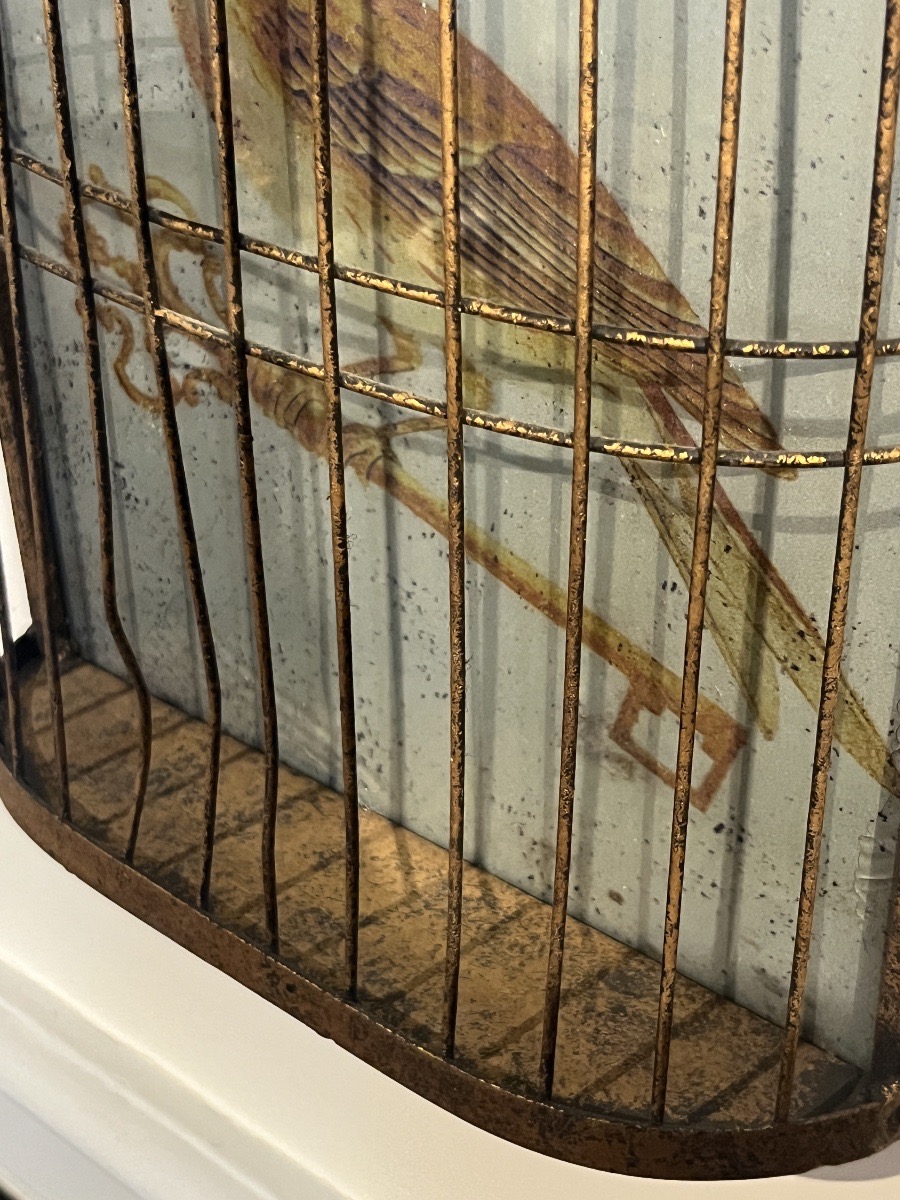 Two Decorative Wall-mounted Birdcages.-photo-1