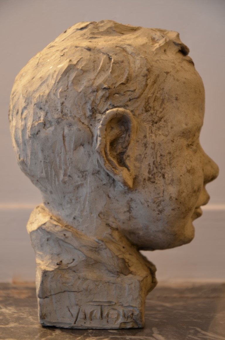 Victor.mud Sculpture.first Half Of Twentieth Century.-photo-2