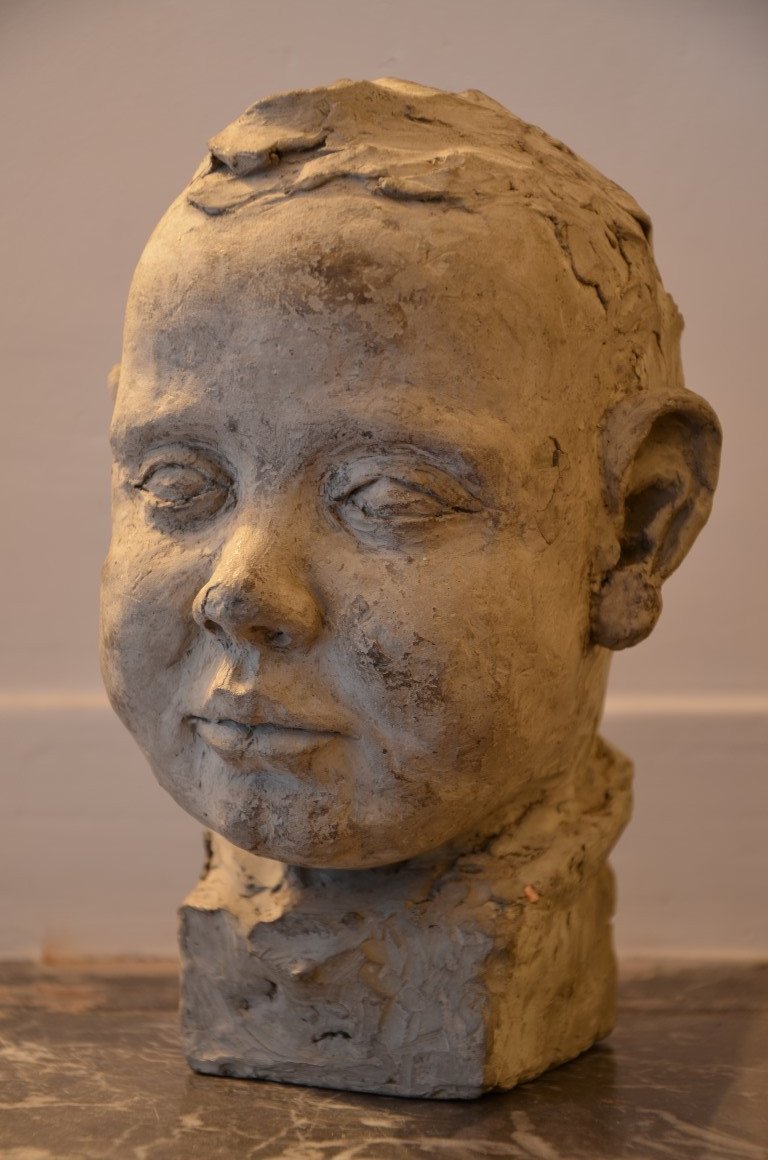 Victor.mud Sculpture.first Half Of Twentieth Century.-photo-4