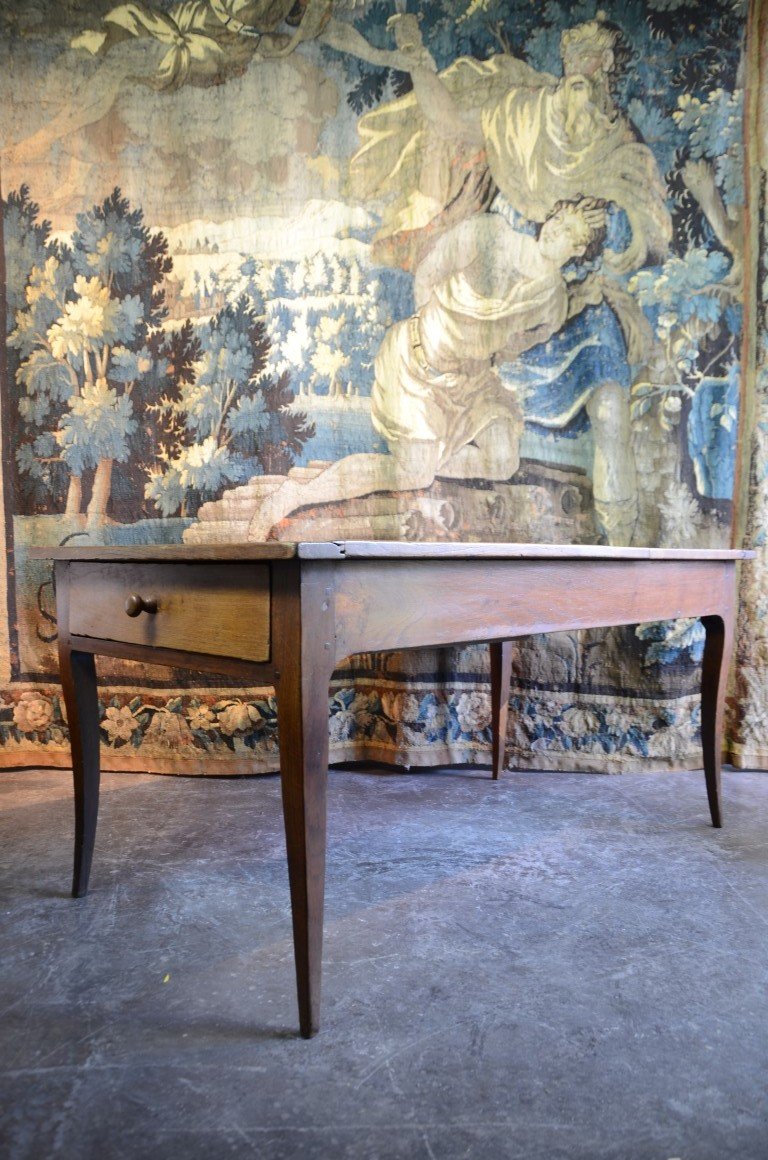 Louis XV Farm Table.-photo-2