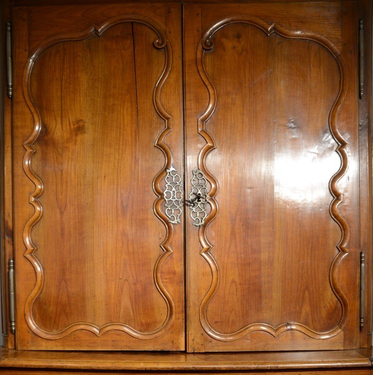 Louis XV Period Buffet In Cherry Wood.-photo-2