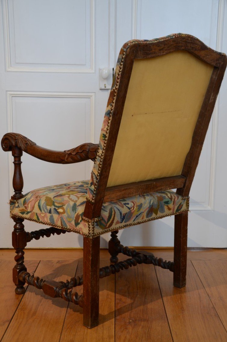Armchair From The Louis XIV Period.-photo-7