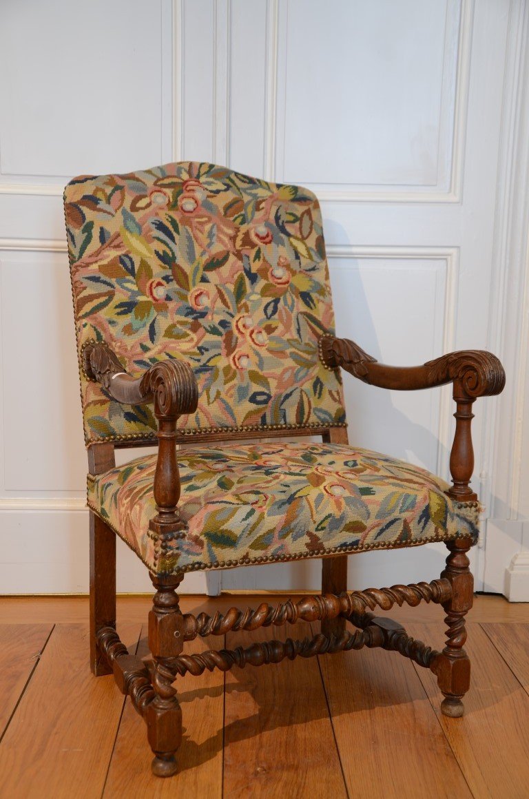 Armchair From The Louis XIV Period.