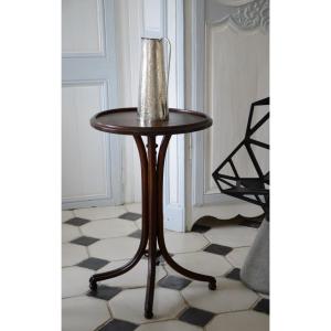 Jacob And Josef Kohn: Small Bentwood Pedestal Table.